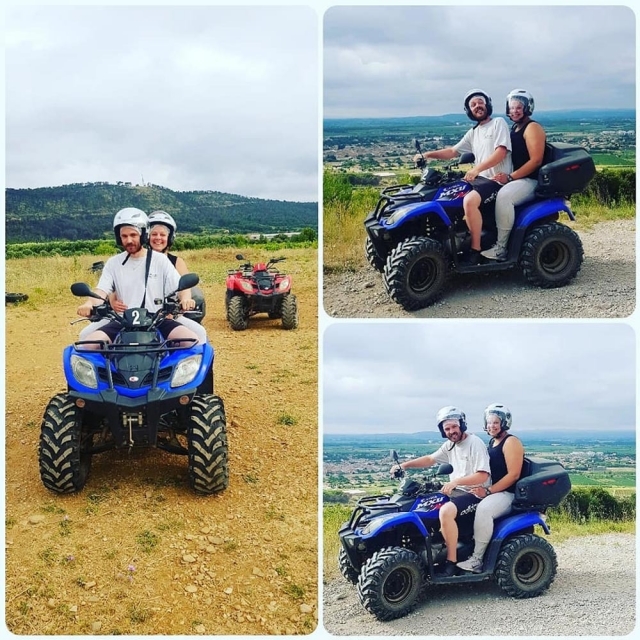 Randonnée Quad+passager vers Narbonne-1h